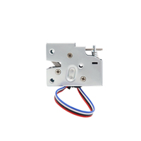 Cerradura Electromagnética Compacta Mini, Cerradura Inteligente para Paquetería, Pestillo Electromagnético Giratorio para Armario de Paquetes