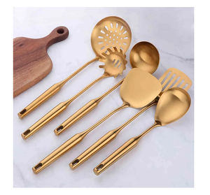 Ensemble de cuisine en laiton personnalisation approvisionnement ustensiles de cuisine fabricant cuillère de cuisson en gros meilleur concepteur - Product Image 1