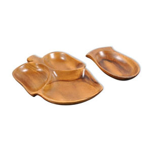 Assiette et plateau de service pour café de mariage faits à la main Plateau de table de haute qualité Forme et taille personnalisées Plateau en bois - Product Image 1