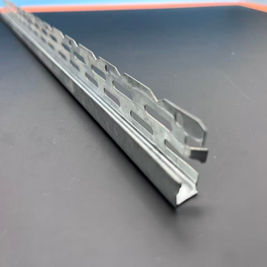 Perfil de Esquina Perforado en Forma de U de Acero Inoxidable Galvanizado para Unión de Yeso / Tira de Fijación - Product Image 1