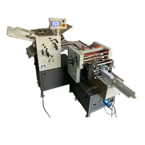 Mistry mesin lipat brosur kertas Leaflet kecepatan tinggi otomatis untuk industri periklanan menggunakan eksportir