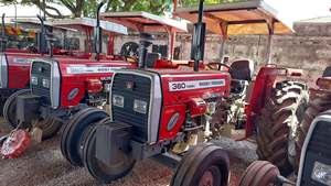 Used 2025 Massey Ferguson 385 4WD Wheel Tractor <b>Farm</b> Tractor With <b>Trailer</b> for Field Work - Product Image 6