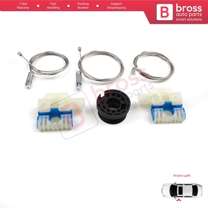 Kit de réparation de lève-vitre avant gauche BWR5054 pour Golf MK6 A6 5K 5K1 AJ5 Variant 2008-2014 5 portes 5K0837461 - Product Image 3