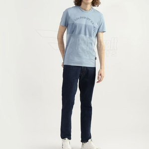Camisetas Transpirables para Hombre con Estampado en Relieve, Cómodas, Fabricación en Fábrica, Camisetas para Hombre con Estampado en Relieve - Product Image 6