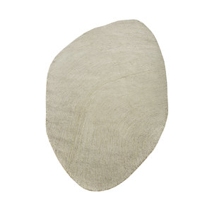 Tapis en laine et viscose vert style bohème, fait main, tufté, couleur unie, rectangulaire, 4m de large, pour la maison, la chambre, le couloir, 10mm, modèle TNQ-1269 - Product Image 1