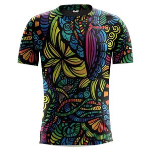 Super calidad 220 gramos 100% algodón/poliéster estilo casual hombres camisetas al por mayor personalizado todo tejido impresión digital - Product Image 5