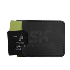 ที่หนีบเงินหนังวัวแท้ น้ำหนักเบา ดีไซน์เรียบหรู สำหรับการเดินทาง - Product Image 3