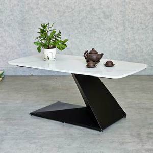 Modern Rectangular Stone Top Coffee <b>Table</b> 110x55x45cm Iron Legs Living Room Furniture <b>Side</b> <b>Table</b> Durable Set - Product Image 6