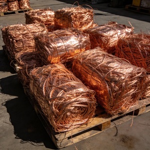 Chatarra de Alambre de Cobre Brillante y Limpio, Alambres de Cobre Desnudo de Alta Pureza para Reciclaje y Procesamiento de Metales - Product Image 3