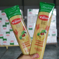 Pâtes séchées Yamy 200g, prix usine, spaghetti, certifiées ISO Halal, farine de blé égyptienne, sac en vrac, boîte, marque privée, 18 mois