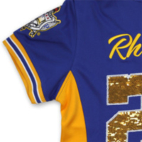Camiseta de Fútbol Americano para Hombre Exoro Apparels, Ligera, Transpirable y de Alta Calidad - Color Azul Rey |   Camiseta de Manga Corta 100% Poliéster Personalizada