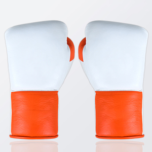 Gants de boxe OEM pour l'entraînement professionnel, le sparring et la vente en gros – Gants de compétition professionnels à lacets en cuir véritable - Product Image 2