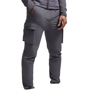 Pantalones Deportivos para Hombre, Diseño Nuevo, Multibolsillos, Corte Ajustado, Elásticos, 100% Poliéster, Cómodos para Entrenamiento y Gimnasio - Product Image 2