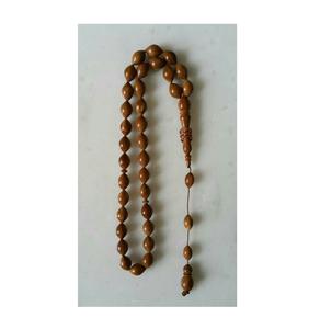 Ensemble de tasbih en bois de qualité supérieure pour collection de cadeaux islamiques, avec perles artisanales et finition en bois naturel - Product Image 1
