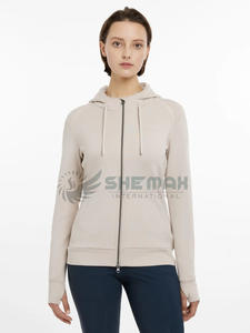 Sudadera con capucha para montar a caballo para mujer con forro polar jersey de manga larga sudadera Elegante ropa de moda ecuestre perfecta - Product Image 5