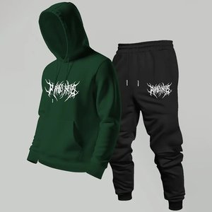 Survêtements en gros à la mode Logo imprimé personnalisé pour hommes Streetwear survêtements très exigeants pour l'hiver ensembles personnalisés respirants - Product Image 1