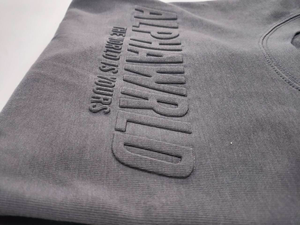 Sweat à capuche d'impression bouffante de broderie personnalisée de haute qualité éponge française 100% coton 400gsm surdimensionné sweats à capuche et sweat-shirts pour hommes - Product Image 2