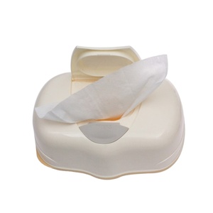 Boîte de lingettes humides pour bébé Uniquality, conteneur en plastique avec couvercle rabattable pour le nettoyage des mains, du corps et du visage - Product Image 4