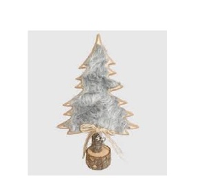 Escultura creativa de árbol de Navidad de metal con acabado transparente, diseño interior, accesorios y adornos navideños de mesa - Product Image 3