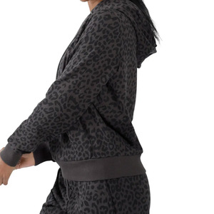 Nouveauté 2024 : Sweat à capuche personnalisé pour femme, manches longues, en tissu éponge, imprimé par transfert thermique sur le devant - Product Image 4