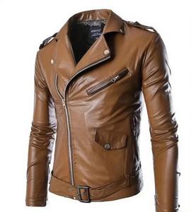 Veste en cuir grande taille de haute qualité pour hommes, vêtements d'extérieur coupe-vent, fermeture à glissière, vêtements de course automobile respirants - Product Image 3