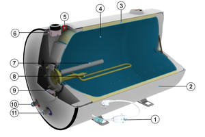 Calentador de agua eléctrico de 220V y 2500W con 80 litros, modelo de gran capacidad, para automóviles, hogares, hoteles fabricados en Vietnam - Product Image 3