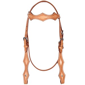 Ensemble Western show Headstall et collier de poitrine Premium Cowhide léger Trending designs saisonnier cheval équipement tack - Product Image 3