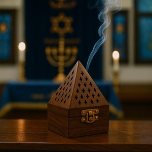 Quemador de Incienso de Madera Ecológico para Uso Diario en el Hogar, Meditación y Aromaterapia, Disponible a un Precio Accesible desde India - Product Image 4