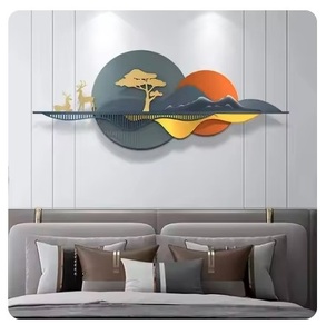 Art mural en métal de luxe | Pièces de décoration intérieure | Direct usine, prix de gros, meilleurs arts muraux tendance - Product Image 5