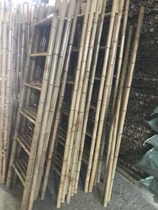 Escalera de manta de bambú a precio barato, escalera de manta de alta calidad independiente para colgar ropa, toalla, Mini escaleras naturales - Product Image 5