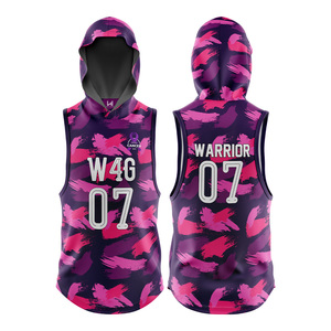 เสื้อเจอร์ซีย์ผ้าซับเหงื่อผ้าเจอร์100% โพลีเอสเตอร์ลายธงอเมริกัน7on7 7v7การรับรู้ถึงมะเร็งแบบกำหนดเอง - Product Image 6