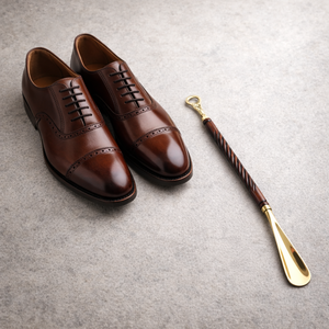 Calzador de Zapatos de Lujo, Calzador de Zapatos Premium, Calzador de Zapatos con Mango Largo, Calzador de Zapatos de Madera, Calzador de Zapatos de Latón - Product Image 6