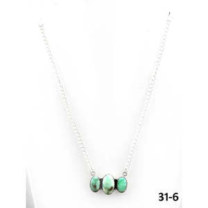 Collier classique perlé style sud-ouest Paloma en argent sterling avec motif ancre religieuse, orné de turquoise, de perles et de diamants, idéal pour les cadeaux - Product Image 6