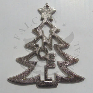 Handmade Customized X Mas <b>Tree</b> RECT Base New Design Aluminum/Wood Decorative <b>Christmas</b> <b>Tree</b> F354 Brass EPL for Decoration - Product Image 2