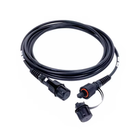 Adaptateur optique étanche Duplex LC SC MPO IP67 LSZH, câble de raccordement à fibres optiques, connecteurs rapides, utilisation extérieure, 5G 4G 3G 100m ODVA