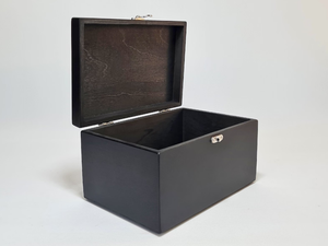 Nouvelle boîte de rangement en bois noire personnalisée organisateur de bijoux élégant personnalisé en gros pour l'organisation de stockage de bureau de cuisine à domicile - Product Image 2