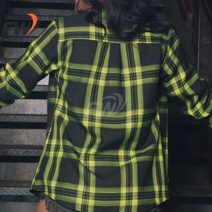 Chemises en flanelle tissée pour hommes, automne, anti-rides, respirantes, manches longues, haute qualité, écologiques, personnalisables, durables - Product Image 5