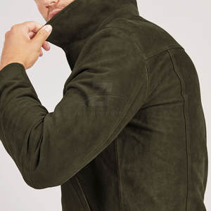 2026 New Arrival Wholesale Made Men <b>Suede</b> <b>Jacket</b> Adults Casual Wear Customized Men Winter <b>Jacket</b> - Product Image 5