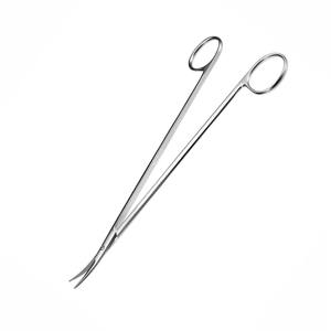 Ciseaux chirurgicaux en acier métallique à manivelle manuelle sur mesure, finition polie, lame incurvée, instruments chirurgicaux de base - Product Image 3