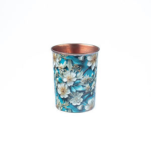 Hot Selling New Arrival Pure Copper Enamel Printed Design Custom Size With Health Conscious Copper Vessel Leak Proof <b>Glasses</b> - Product Image 5
