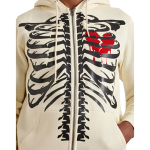 Sweat-shirts à capuche en molleton 100% coton pour homme, fermeture éclair, personnalisable, hiver, haute qualité, séchage rapide, sweat-shirt d'hiver - Product Image 3