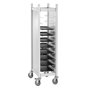 AT1000-GN <b>Tray</b> Cart Premium Shelving <b>Unit</b> for Convenient Organization and Mobility - Product Image 1