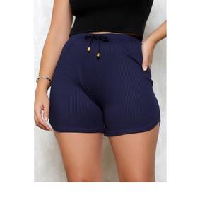 Pantalones cortos de nueva llegada verano 2024 nuevos pantalones cortos suaves con cordón elástico para mujer para niñas pantalones cortos casuales ajustados para mujer - Product Image 4