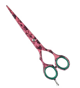 Tijera de corte de pelo de peluquero de 5,5 pulgadas hecha a medida, tijera de belleza de acero inoxidable con punta de hoja afilada - Product Image 1