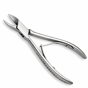 Coupe-cuticules professionnel en acier inoxydable de qualité supérieure avec ressort, outil de manucure et pédicure avec poignée ergonomique - Product Image 1