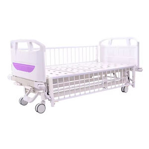 Tempat tidur rumah sakit anak-anak Manual elektrik, dua engkol baja Metal ICU furnitur medis untuk anak-anak rumah sakit - Product Image 3
