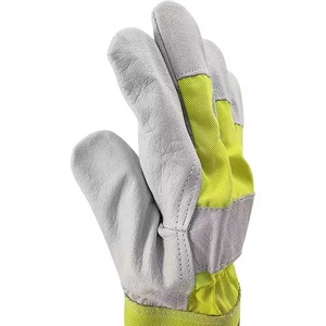 Gants de sécurité en cuir de vachette de qualité supérieure, résistants à l'abrasion, pour travaux lourds, travailleurs du bâtiment, manutention, sports de plein air - Product Image 3