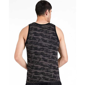 Vente en gros de vêtements de sport pour hommes sans manches Fitness débardeur de rue en coton avec logo personnalisé débardeurs pour hommes avec service OEM - Product Image 4
