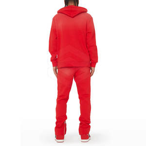 ชุดวอร์มขาบาดมีสไตล์สำหรับทุกร่างกาย100% ผ้าฝ้าย flared tracksuit กับเอวยางยืด - Product Image 2