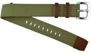 Correa Deportiva Unisex para Reloj Inteligente B12 Verde de 20 mm, Ajustable, Cómoda, Suave, Resistente al Agua, Transpirable, de Nailon, con Acabado Inoxidable - Product Image 2